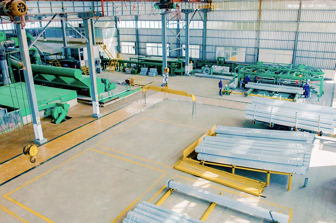 hot dip galvanized pipe production line